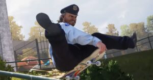O oficial de Jack Black, Dick, retorna ao skatista Pro+4 de Tony Hawk, e ele está trazendo seu primo inglês com ele