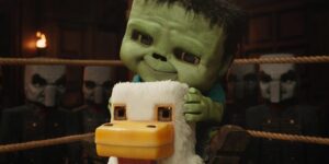 Atualização do Minecraft adicionando novos itens com base no filme