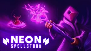 A tempestade de spellstorm neon é um paraíso da bala roguelita do mago, agora em pré-registro