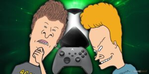 Xbox Disando Beavis e Butt-Head Controller