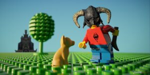 Confira este impressionante mapa Skyrim recriado usando mais de 70.000 tijolos Lego