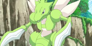 O jogador Pokemon Go captura Scyther incrivelmente raro