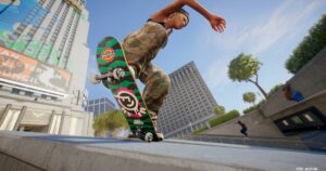 O skate da EA tem um “local comunitário de trituração” cheio de bancos e vitrais