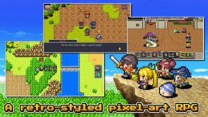 KEMCO LOGA RETRO RPG DRAGON SPIRA com Sugoroku Board no celular