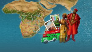 Ticket to Ride Drops O coração da expansão da África com terrenos complicados