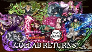 Kimetsu no Yaiba X Puzzle & Dragons Collab retorna com novos eventos