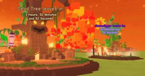 Evento Ghoul Garden e Dead Tree em Grow a Garden