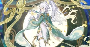 Materiais, kit e constelações Genshin Impact Zibai