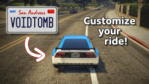 GTA Online: Como personalizar uma placa de carro