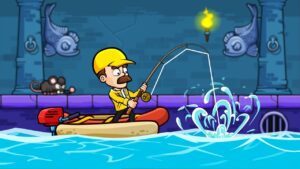 Novo título ridículo de pesca, Totally Fishy Lands no Android