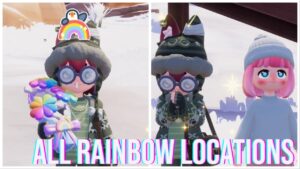 Onde encontrei todos os locais de buquê de arco-íris Heartopia + Doris – com vídeo