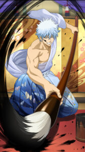 “Gintama Sumaho Batorukuro ni Kuru”, serviço oficial iniciado no dia 4 de fevereiro. Pré-lançamento de ilustrações de cartas SSR que aparecerão na pickup gacha