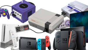 Cada linha de lançamento de console Nintendo comparada
