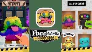 Monstros de pelúcia engraçados e feios ganham seu primeiro jogo para celular Fugglers: Reckless Runner