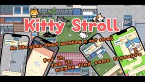 Kitty Stroll é um jogo ocioso japonês onde você observa seu gato passear