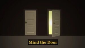 Escolha uma porta e escolha seu destino em mente A porta, já disponível
