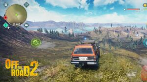 Jogo de condução de carro fora da estrada OTR 2 Lands no Android com um mapa enorme!