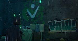 Soluções de quebra-cabeça Gotham Village Riddler em Lego Batman Legacy of the Dark Knight