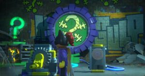 Soluções de quebra-cabeça Caldeirão South Riddler em Lego Batman Legacy of the Dark Knight