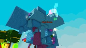 Onde fica a tenda Candy Blossom em Grow A Garden?