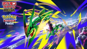 Tanto “Pokeka” quanto “PokePoke” lançarão novos pacotes de expansão contendo Mega Rayquaza no final de julho. Um site especial foi aberto para uma campanha especial.