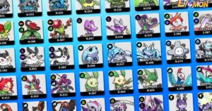 Todos os Evomon: Full Dex e lista de verificação